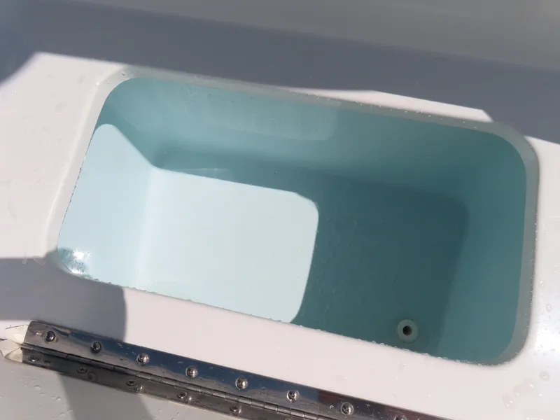 Slide: The Image of Livewell compartment on a 2019 Sea Hunt Ultra 234 boat. - 29