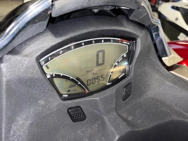 Slide: The Image of Dashboard of a 2013 Kawasaki Ultra 300 LX showing 55 miles on the odometer. - 12