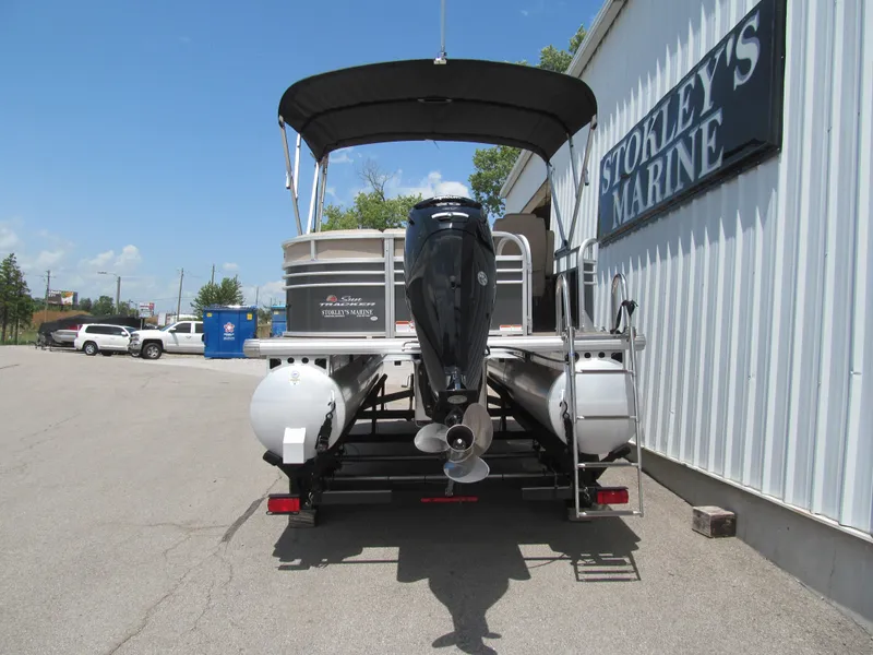 Slide: The Image of 2023 Sun Tracker Party Barge 20 DLX pontoon boat at Stokley's Marine. - 4