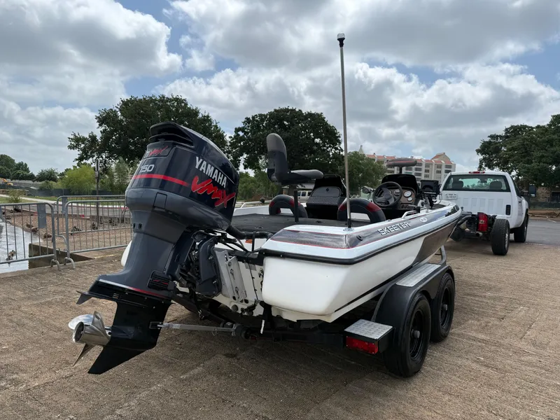 Slide: The Image of 2003 Skeeter SX190 boat with Yamaha outboard motor. - 48