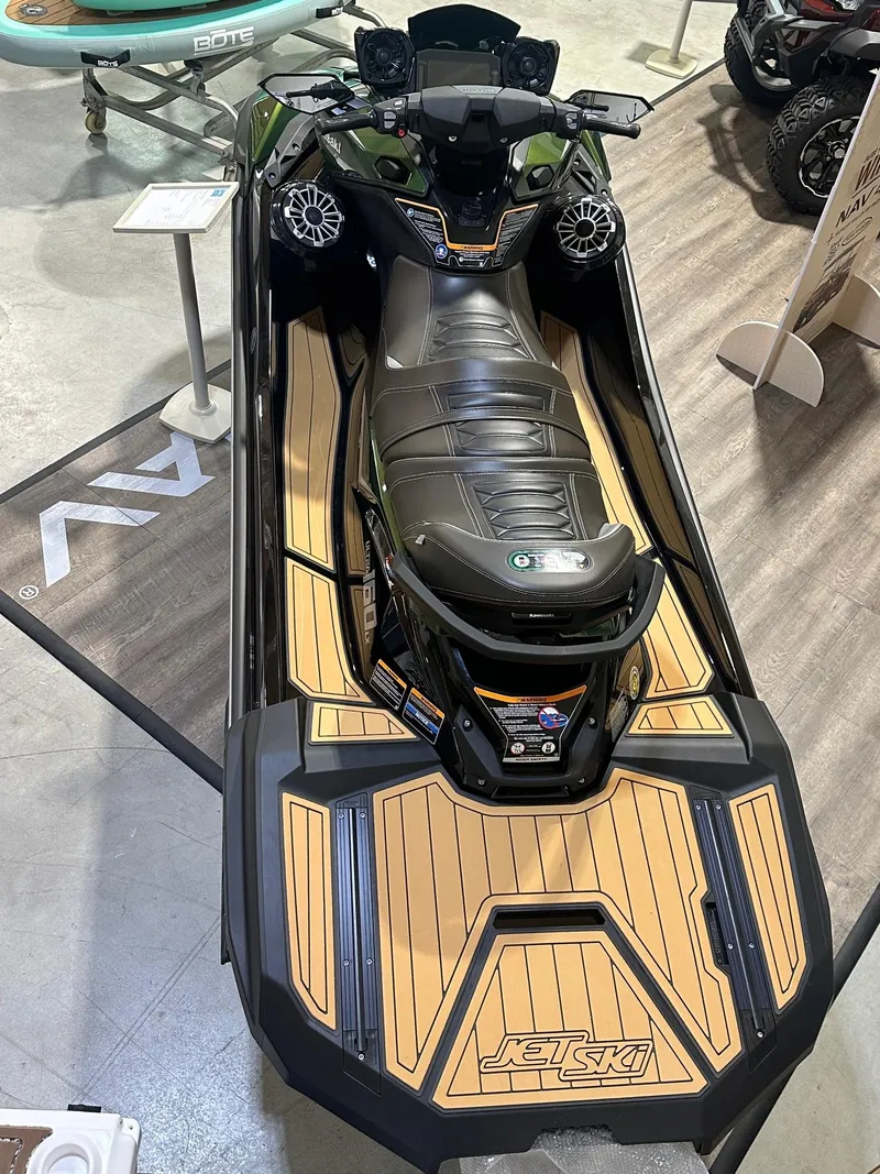 Slide: The Image of 2025 Kawasaki JetSki Ultra 160LX on display, featuring sleek design and advanced controls. - 3