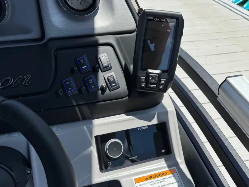 Slide: The Image of Dashboard of 2026 JC Neptoon Sport 23TT with Garmin GPS and control panel. - 19