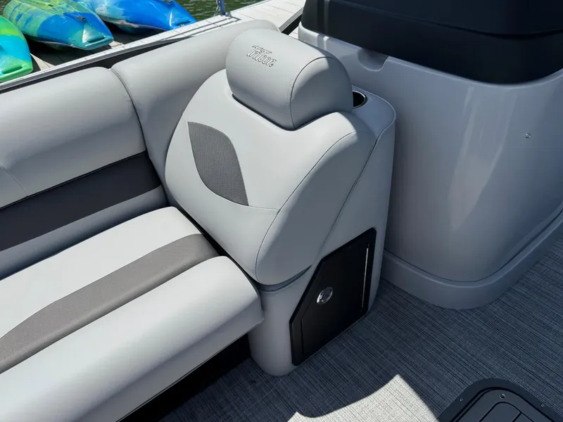 Slide: The Image of Luxurious seating on 2026 JC Neptoon Sport 23TT boat, featuring sleek design and comfort. - 6