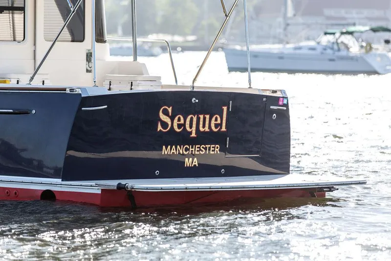 Slide: The Image of Bruckmann Abaco 40 boat named "Sequel" in Manchester, MA, 2014 model. - 16