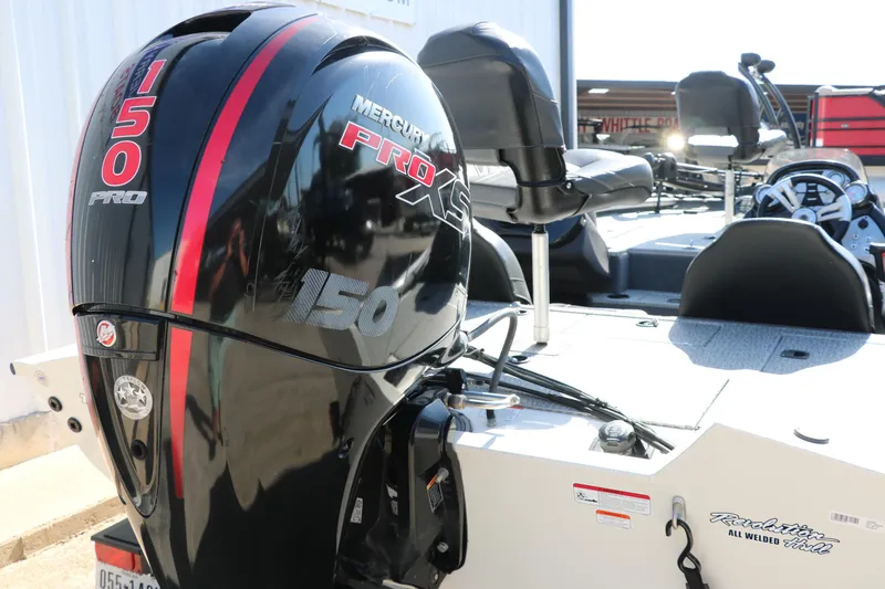 Slide: The Image of 2022 Tracker Pro Team 195 TXW Tournament Edition with Mercury 150 Pro XS engine. - 11