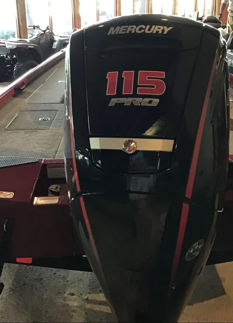 Slide: The Image of 2025 Ranger RT188C boat with Mercury 115 Pro outboard motor. - 3