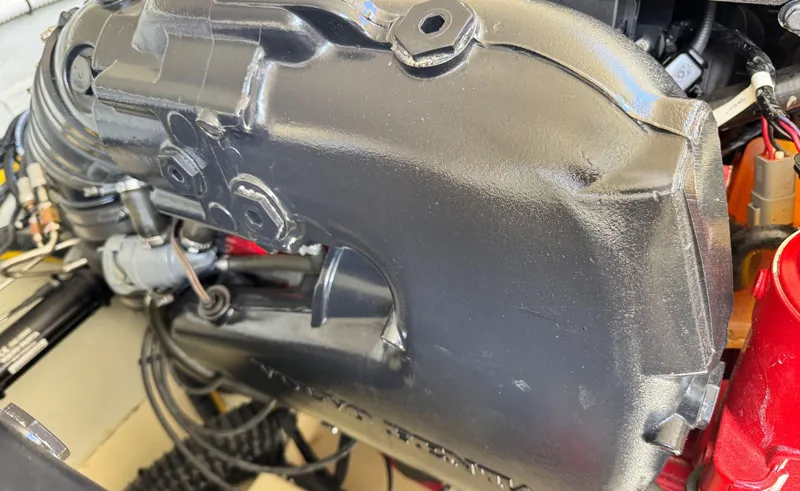 Slide: The Image of Engine detail of 2022 Chris-Craft Launch 35 GT I/O Heritage Edition boat. - 48