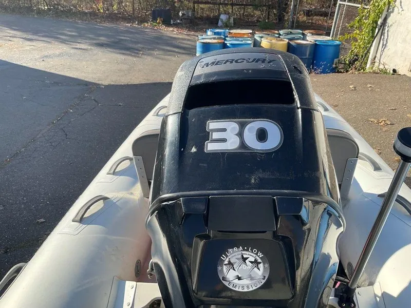 Slide: The Image of 2016 Brig F330HT inflatable boat with Mercury 30HP outboard engine, ultra-low emission. - 9