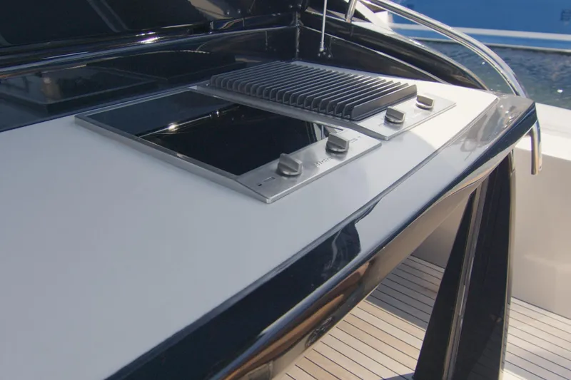 Slide: The Image of Interior of 2014 SACS Strider yacht with cozy seating and bed. - 18