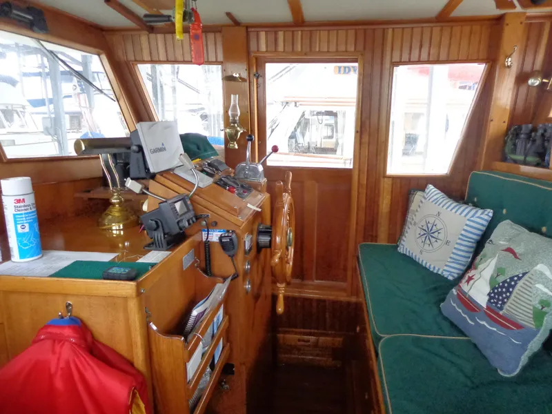 Slide: The Image of Sundowner Tug Pilothouse 1984 - 56