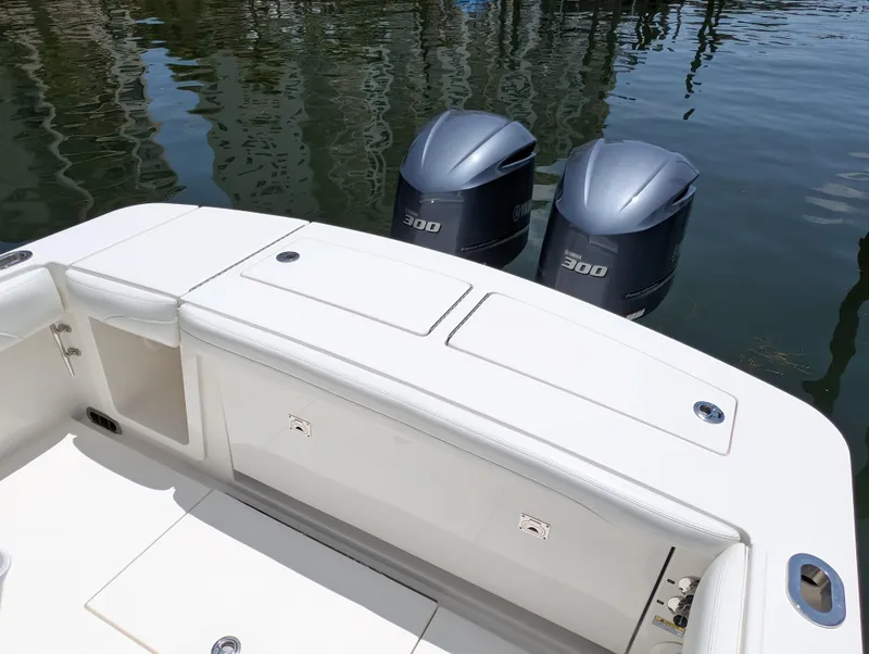 Slide: The Image of REGULATOR 28 TRANSOM VIEW - 31