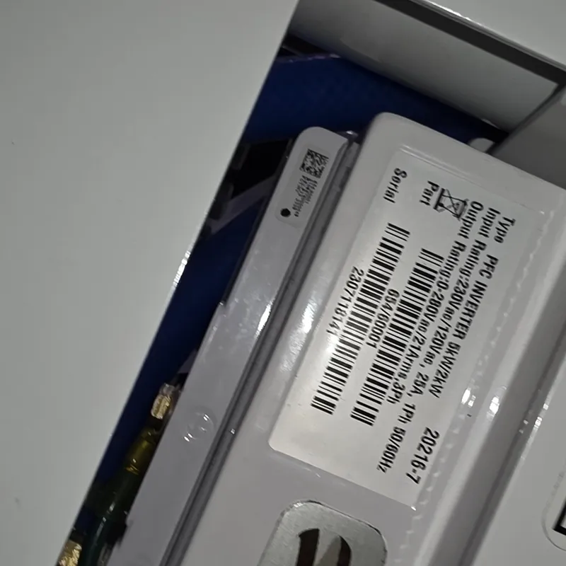 Slide: The Image of Close-up of a Zeelander Z44 2013 yacht's inverter label and wiring. - 30