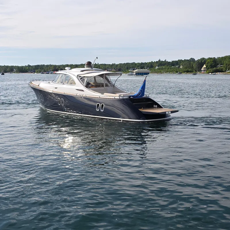 Slide: The Image of Luxury 2013 Zeelander Z44 yacht cruising on calm waters. - 40