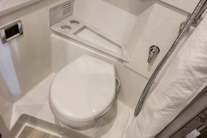 Slide: The Image of Luxury bathroom in 2026 Formula 380 Super Sport Crossover OB boat. - 127