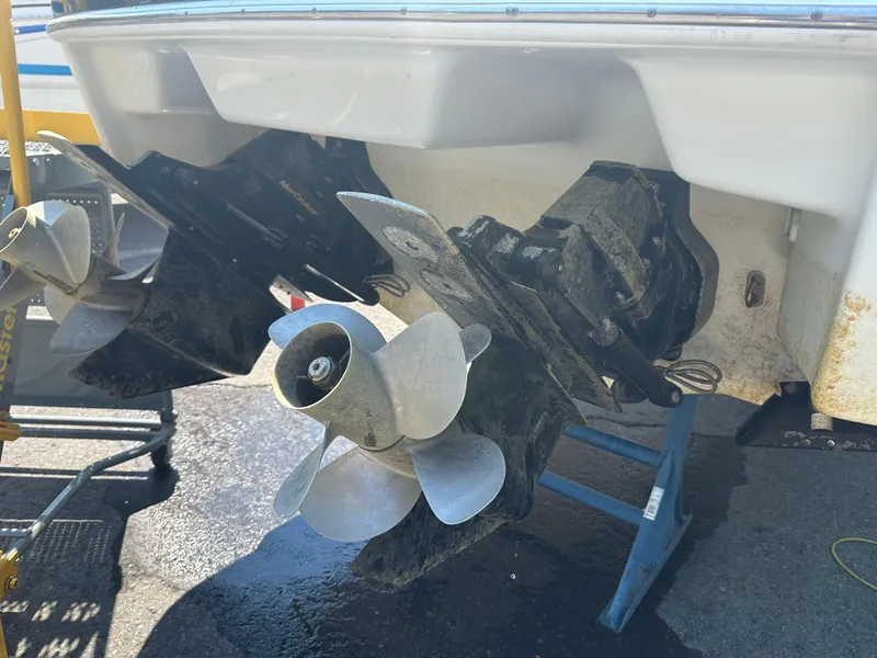 Slide: The Image of 2013 Formula 290 Bowrider boat propeller and stern drive detail. - 25