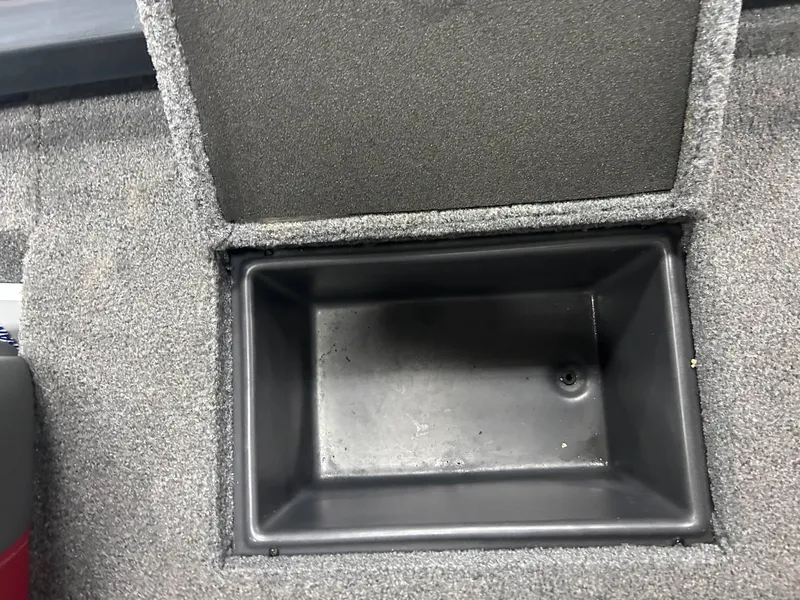 Slide: The Image of Fire extinguisher inside storage compartment of 2022 Ranger RT178C boat. - 19