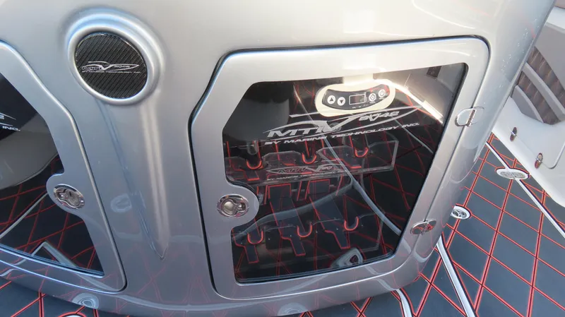 Slide: The Image of MTI 42V 2020 model interior with sleek design and advanced control panel. - 23