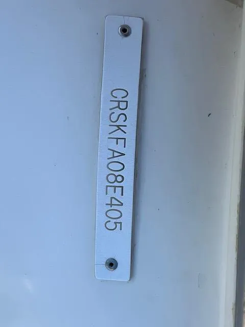 Slide: The Image of Hull identification number on 2005 Cruisers Yachts 370 Express. - 48