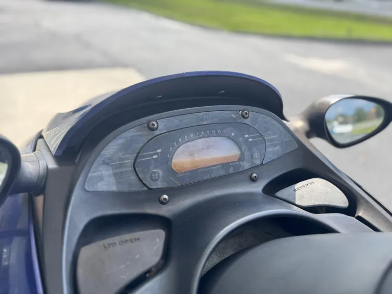 Slide: The Image of Dashboard of a 2003 Yamaha WaveRunner FX140, showing speedometer and controls. - 4