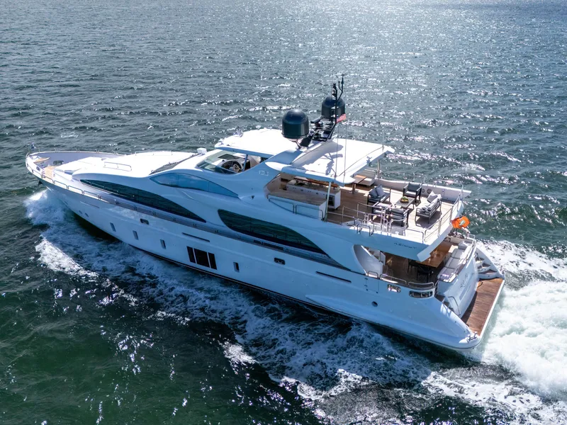 Slide: The Image of Azimut Grande 105 yacht cruising on open water, 2012 model. - 24