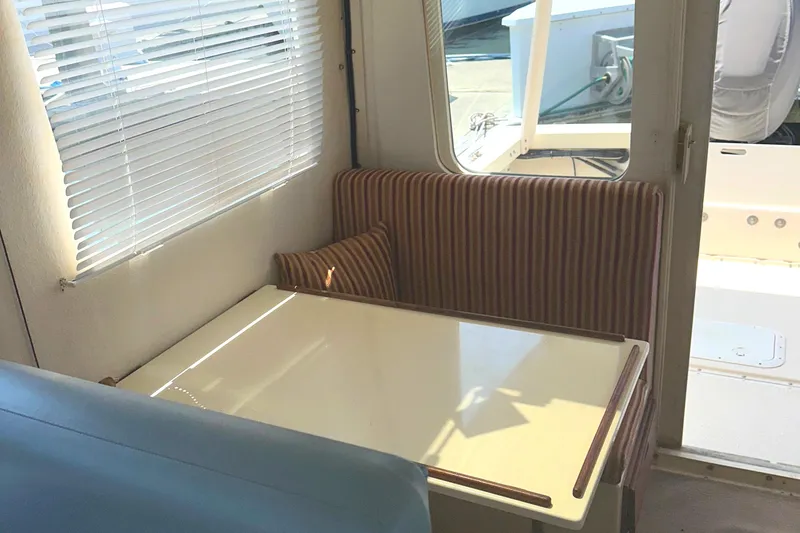 Slide: The Image of Power connection on a 2000 Rosborough 246LVS boat with SmartPlug and padlock. - 8