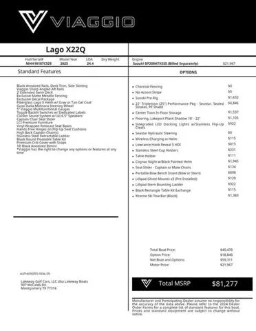 Slide: The Image of Viaggio By Misty Harbor X22Q Tri-Toon (27" Tubes) 2025 - 9