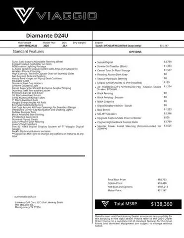 Slide: The Image of Viaggio By Misty Harbor D22U Tri-Toon (27" Tubes) 2025 - 19