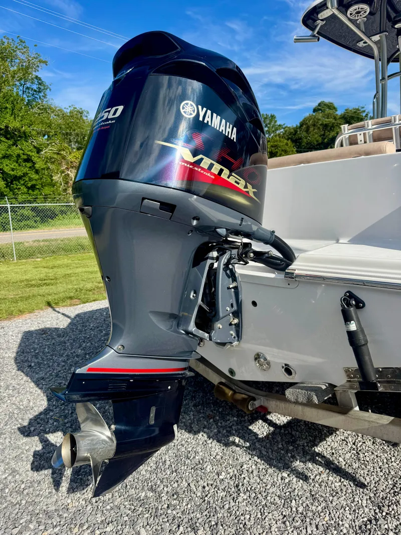 Slide: The Image of 2020 Sportsman Open 232 Center Console with Yamaha VMAX outboard motor. - 4