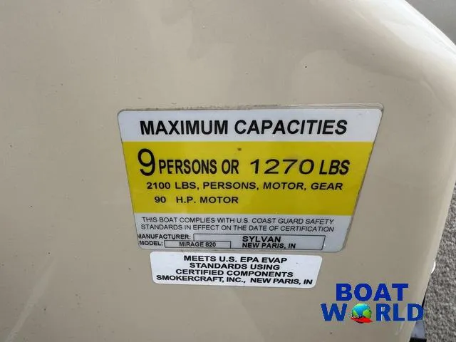 Slide: The Image of Sylvan 820 Cruise-N-Fish Pontoon 2017 - 53