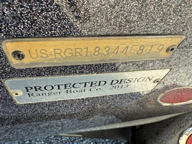 Slide: The Image of 2019 Ranger Z521C Ranger Cup Equipped boat identification and design protection plates. - 4