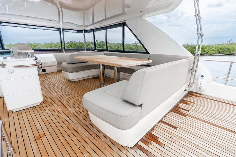 Slide: The Image of Luxury Princess F-68 yacht cruising on open sea, 2018 model. - 3