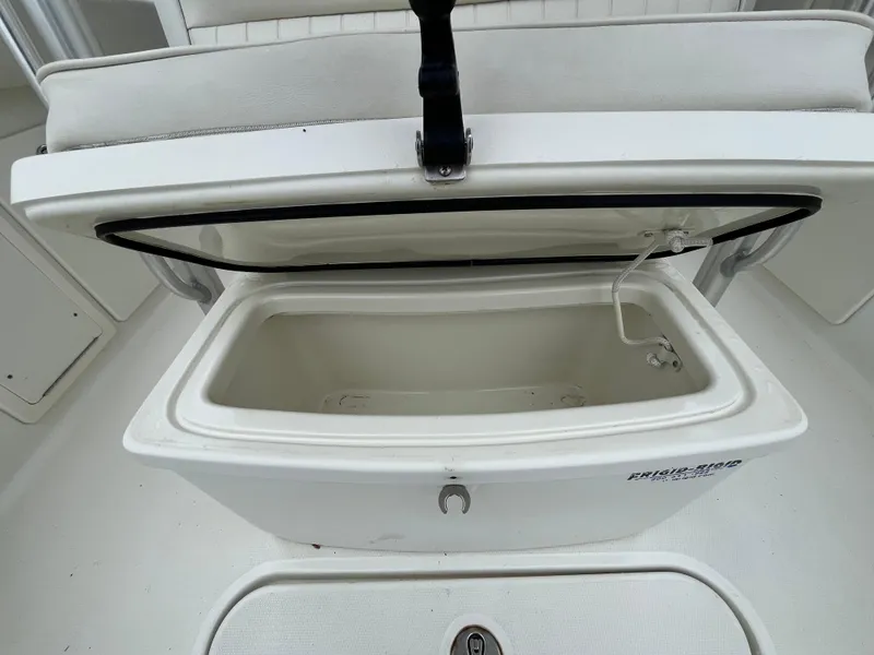 Slide: The Image of Open storage compartment on a 2007 Hydra-Sports 2500CC boat. - 15