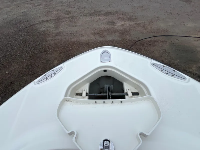 Slide: The Image of Bow of 2007 Hydra-Sports 2500CC boat with anchor storage. - 22