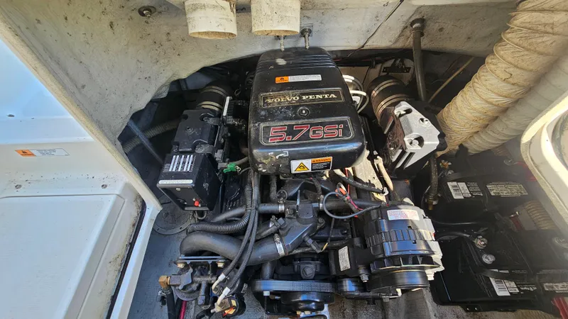 Slide: The Image of Engine compartment of 2000 Chris-Craft 262 Sport Deck with Volvo Penta 5.7GSi engine. - 19