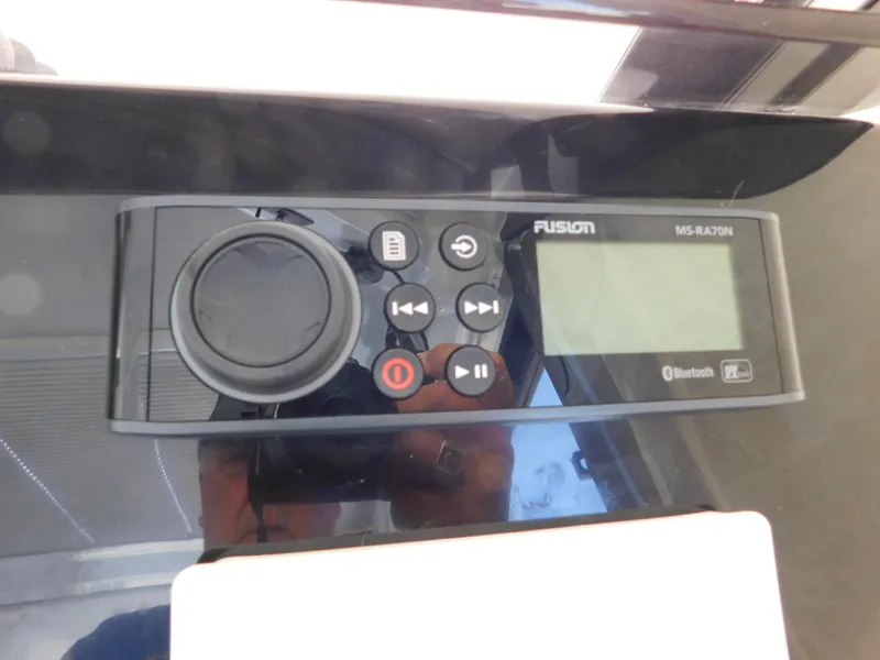 Slide: The Image of Fusion MS-RA70N marine stereo on Jeanneau NC 1095, 2021 model, with Bluetooth connectivity. - 20