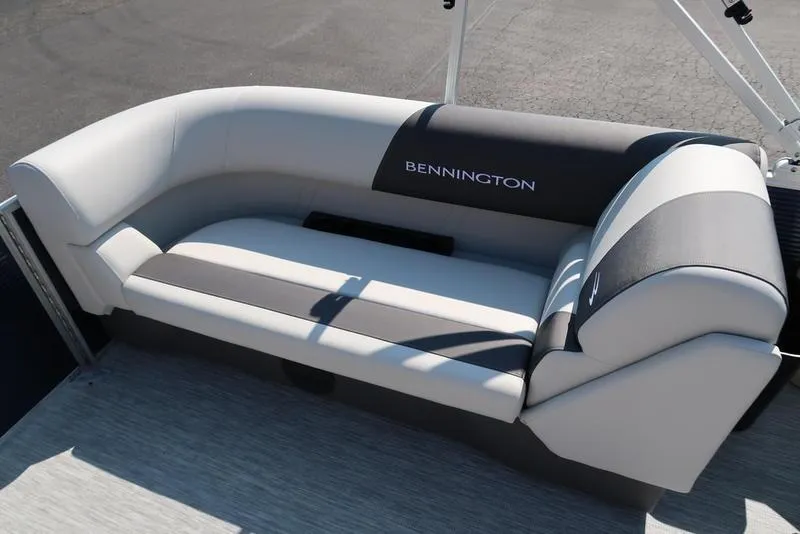 Slide: The Image of 2026 Bennington S Quad Bench 22 SSR, sleek design with metallic accents. - 12