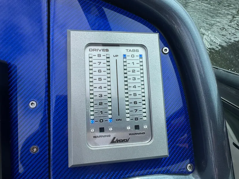 Slide: The Image of Control panel of a 2020 Formula 382 FASTech boat with Livorsi gauges. - 17