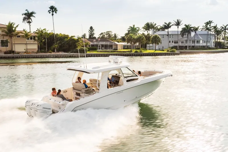 Slide: The Image of Boston Whaler 350 Realm 2026 - 2