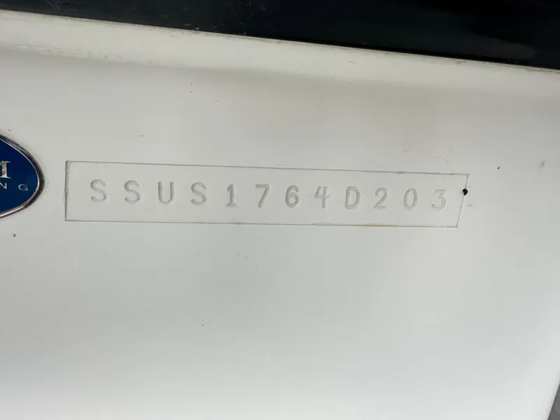 Slide: The Image of Hull identification number on 2003 Tiara Yachts 3100 Open. - 14