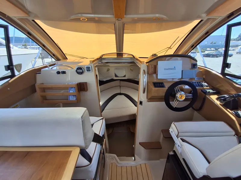 Slide: The Image of Interior of a 2017 Cutwater C24 boat with Garmin navigation system. - 7