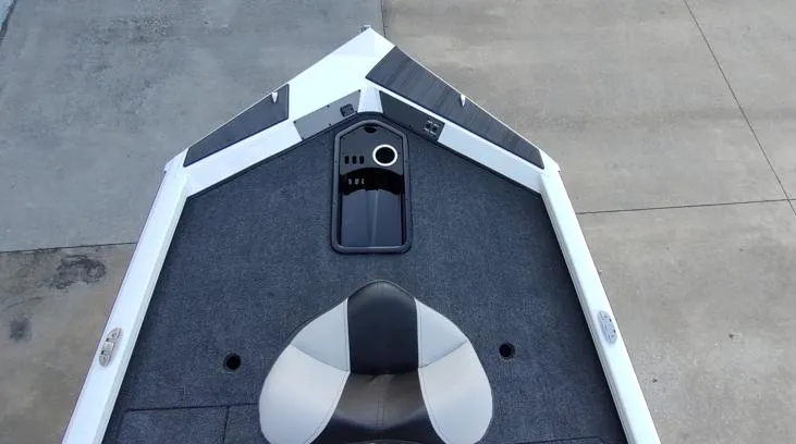 Slide: The Image of 2026 Vexus AVX181D boat deck with seating and storage compartment. - 3