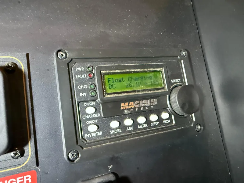 Slide: The Image of Magnum Energy control panel on 2001 Bayliner 5288 Pilot House Motoryacht. - 39