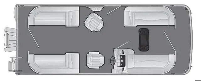 Slide: The Image of Bennington S-One Quad Bench 22 SSR Tritoon 2026 - 16