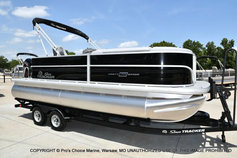 Slide: The Image of Sun Tracker Party Barge 20 DLX w/115HP Pro-XS 2026 - 1