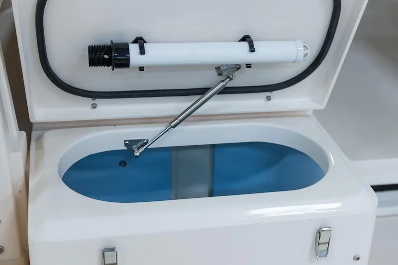 Slide: The Image of Manufacturer Provided Image: Livewell compartment in 2024 Grady-White Marlin 300 boat. - 30