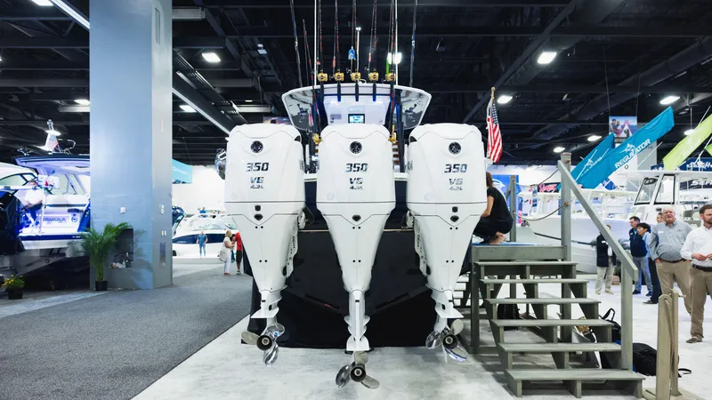 Slide: The Image of Electrical system of 2026 Regulator 35 boat with advanced wiring and control panel. - 5