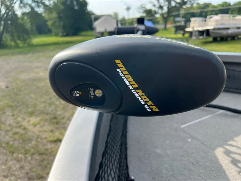 Slide: The Image of Minn Kota Power Drive V2 motor on 2009 Crestliner Fish Hawk 1600 SC boat. - 5