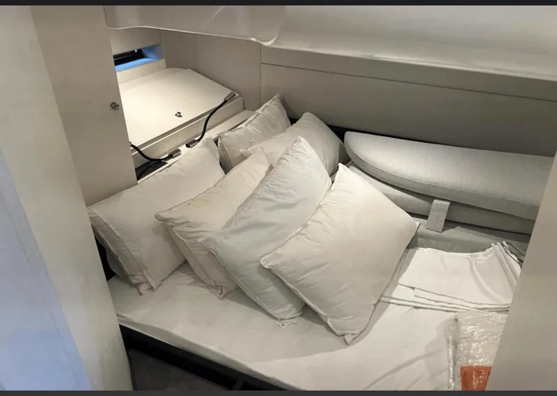 Slide: The Image of Wine cooler with digital display on Azimut Verve 42 yacht, 2022 model. - 22