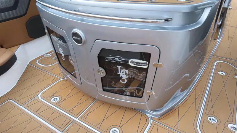 Slide: The Image of Luxury MTI 50v boat interior with sleek design and modern features, 2022 model. - 24