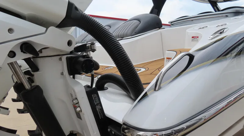 Slide: The Image of 2022 MTI 50v boat interior with sleek design and advanced features. - 40